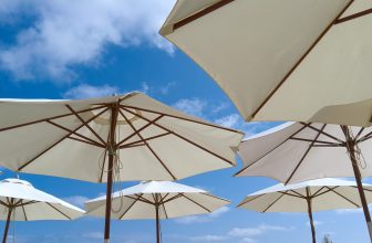 5 stilrena parasoll för uteplatsen