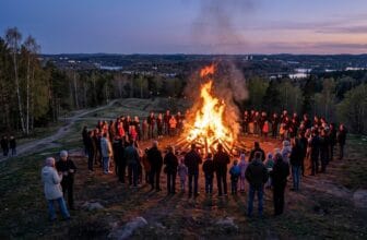 Vårens magiska eldfest