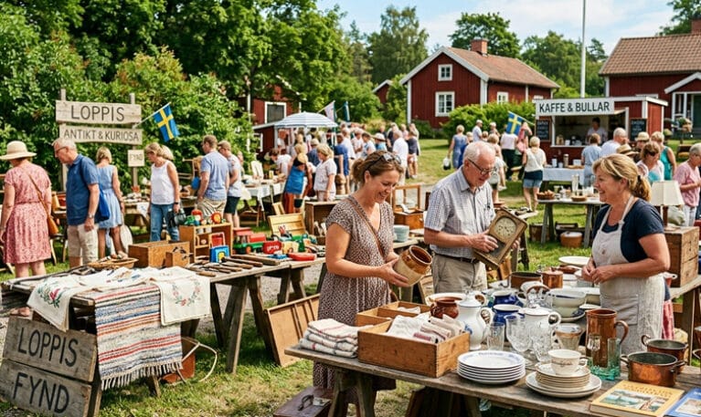 Sveriges allra bästa loppisar att besöka under året
