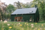 Inspireras av klassiska ladan som ett modernt hus
